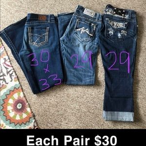 Name brand clothes and swimsuits